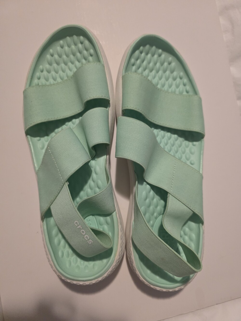 Crocs Women's LiteRide Stretch Sandal - Mint Green